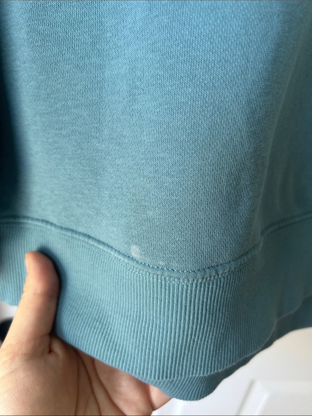 Everyday Crewneck Sweatshirt in Light Teal - Picture 3 of 6
